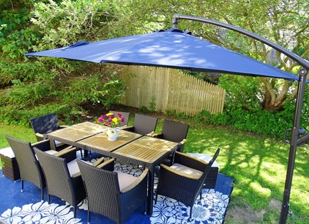 Chatham Cape Cod vacation rental - Lovely outside dining area on side of house