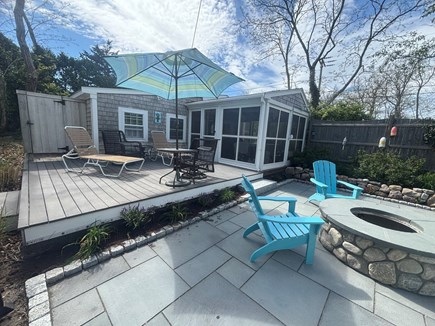 Eastham Cape Cod vacation rental - Gas fire pit under the stars!