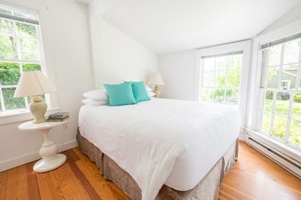 Woods Hole Cape Cod vacation rental - Queen bed with ocean view.