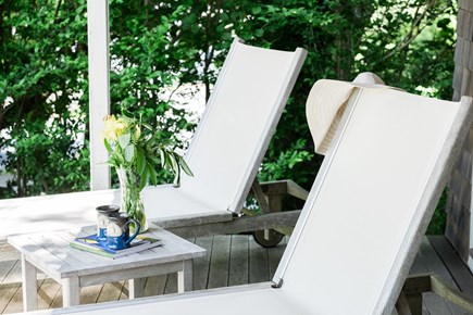 Woods Hole Cape Cod vacation rental - Relax on your porch, looking out to the sea.