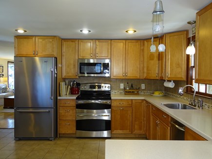 Centerville, West Hyannisport Cape Cod vacation rental - Renovated kitchen with stainless steel appliances
