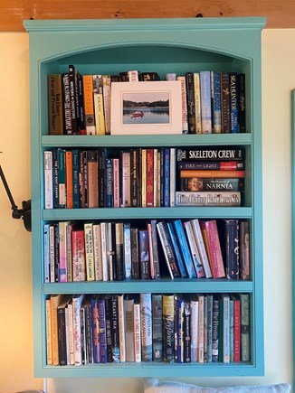 Brewster Cape Cod vacation rental - 3 Book Cases, Board Games in Closet, Kids Toy Chest in Closet