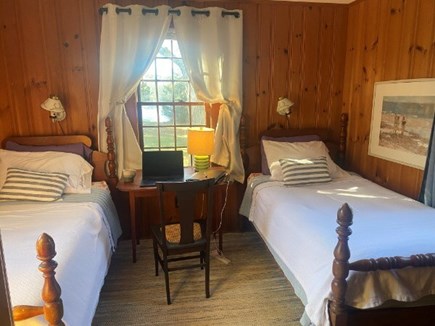 Brewster Cape Cod vacation rental - Bedroom #1 Two Twin Beds, Pond View