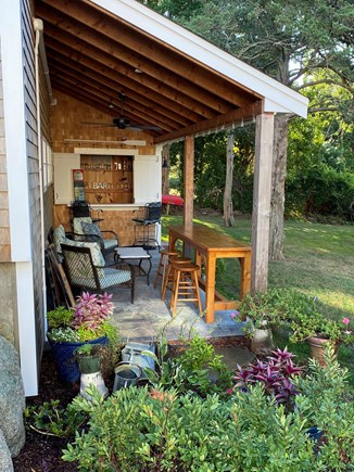 Orleans Cape Cod vacation rental - Bar, gardens, patio, outside shower(s), fire pit, tree house