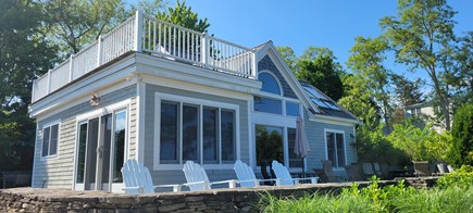 Eastham Cape Cod vacation rental - Outside seating areas overlooking cove