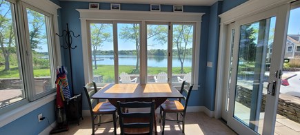 Eastham Cape Cod vacation rental - Cove views eating area/kitchen. Egress to patio