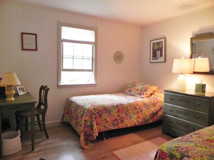Popponesset Cape Cod vacation rental - Twin bedroom in front of house.