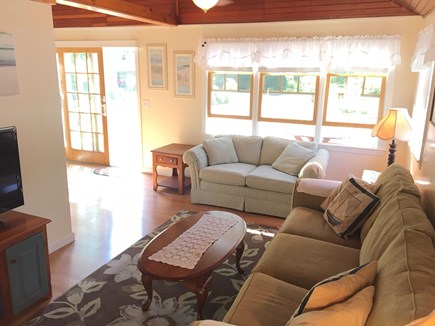 Mashpee Cape Cod vacation rental - Living Room w Sleeper Sofa