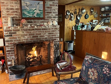Orleans Cape Cod vacation rental - Fireplaced living room