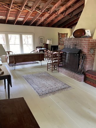 Wellfleet Cape Cod vacation rental - View of the living room as you walk in.