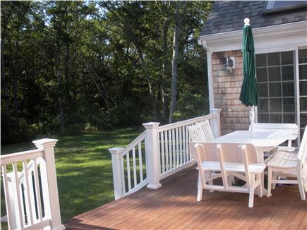 Falmouth Cape Cod vacation rental - Enjoy grilling on the deck overlooking the backyard