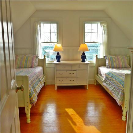 West Yarmouth, Hyannis Park Cape Cod vacation rental - Twin-bedded room on the upper floor.