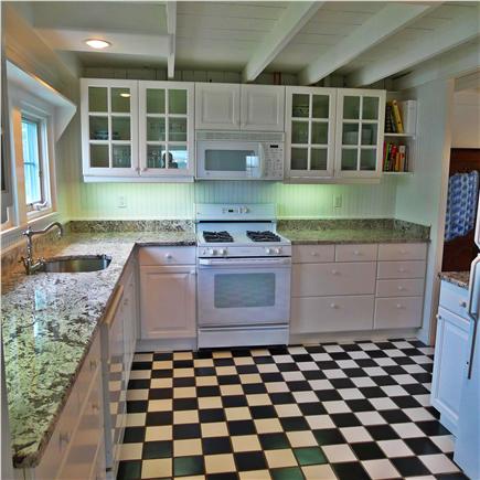 West Yarmouth Cape Cod vacation rental - The kitchen is pretty, functional and fully equipped.