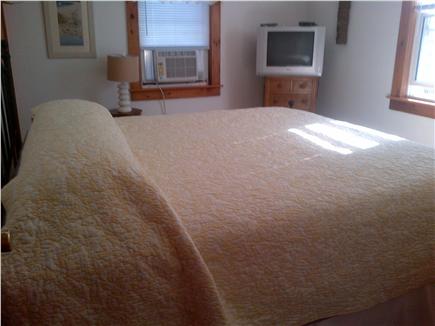 Dennisport Cape Cod vacation rental - Master bedroom with king size bed and cable TV