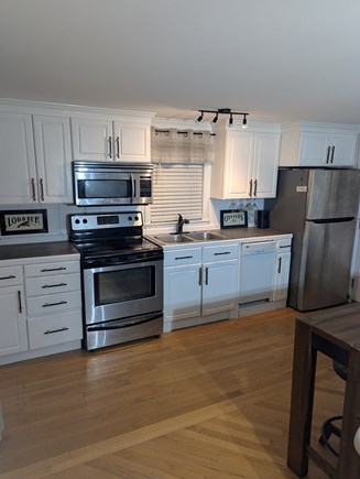 On Falmouth Harbor, Desirable  Cape Cod vacation rental - Kitchen with dishwasher, microwave, blender,<br/>air fryer, Kerig