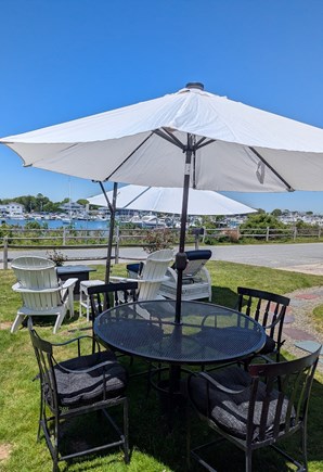 On Falmouth Harbor, Desirable  Cape Cod vacation rental - Front Yard, Harbor Views, Table, Firepit, Chaise &, Adirondacks