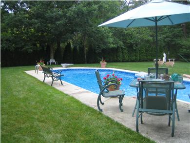 Sandwich Cape Cod vacation rental - View of pool from deck