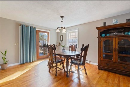 South Chatham Cape Cod vacation rental - Spacious dining room for 6 table settings. Cooling mini-split