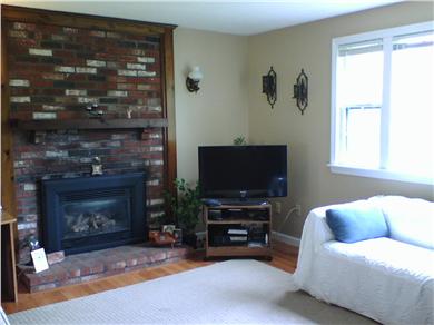 South Chatham Cape Cod vacation rental - Spacious living room for relaxing at night & watching a movie.