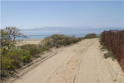 Wellfleet Cape Cod vacation rental - Private sandy road to our beach.