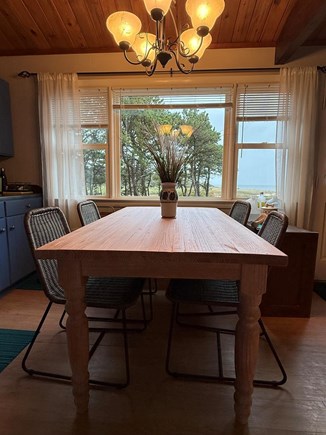 Wellfleet Cape Cod vacation rental - Expansive views of the bay and the marsh from the kitchen table.