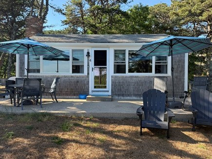 Wellfleet Cape Cod vacation rental - Patio overlooking the bay.