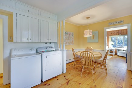 Dennis Cape Cod vacation rental - Laundry Area looking into Dining area