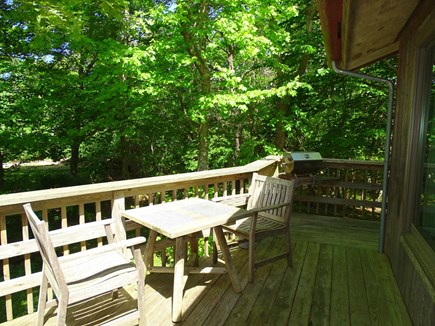 Provincetown Cape Cod vacation rental - Deck area with grill