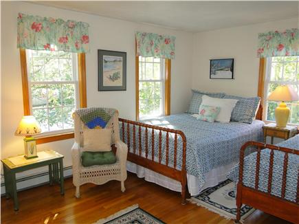 Chatham Cape Cod vacation rental - Upstairs bedroom with queen bed, one twin bed, TV & A/C