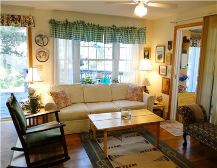 Chatham Cape Cod vacation rental - Family Room w/TV & celling fan