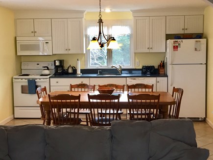 Orleans Cape Cod vacation rental - Look toward kitchen from upper floor living area.