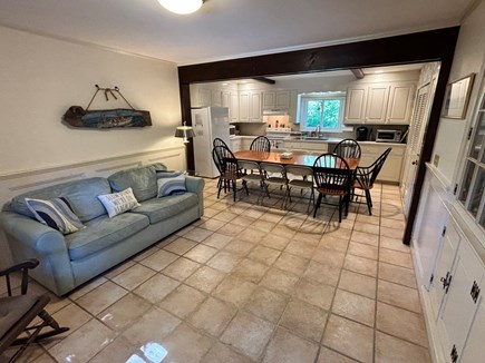 Hyannis area, by Covell's & Cr Cape Cod vacation rental - Main floor kitchen & dining area. Extended table seats 12.