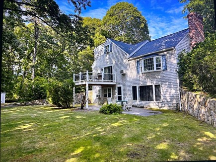 Hyannis area, by Covell's & Cr Cape Cod vacation rental - Side view of the 5-bedroom house. No neighbors visible.