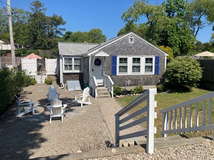 West Yarmouth Cape Cod vacation rental - Enjoy fire pit area after a short walk to the beach