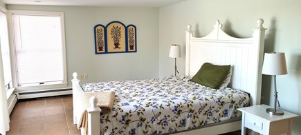 Orleans Cape Cod vacation rental - Queen bedroom. Lots of natural light, sliders to lower deck.