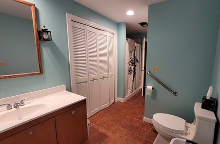 Orleans Cape Cod vacation rental - Upper bathroom, handicapped accesible.  Washer/dryer