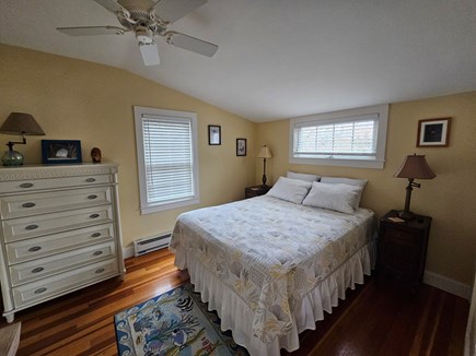 West Yarmouth Cape Cod vacation rental - Back Bedroom with Queen and LED TV on Wall