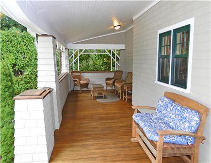Hyannisport Cape Cod vacation rental - Front porch seating area