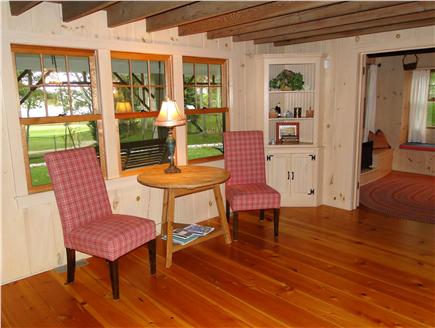Hyannisport Cape Cod vacation rental - Sitting area adjacent to living room and family room