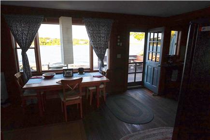 Woods Hole Cape Cod vacation rental - Living & dining room in cottage