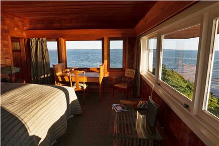 Woods Hole Cape Cod vacation rental - West bedroom looking onto Martha's Vineyard