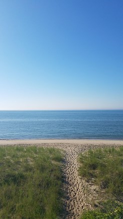 Popponesset, Mashpee Cape Cod vacation rental - View of semi-private beach to the right, just 400 feet away