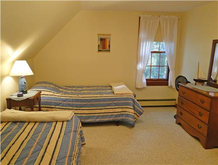 Brewster Cape Cod vacation rental - Third bedroom upstairs, with two twins