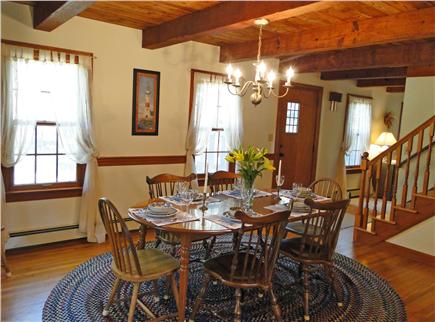 Brewster Cape Cod vacation rental - Dining room adjacent to kitchen, seating for 8