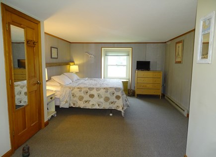 Chatham Cape Cod vacation rental - King sized master bedroom upstairs with TV