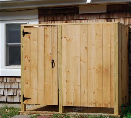 Chatham Cape Cod vacation rental - The outdoor shower is big enough for two!