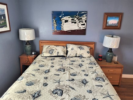 Dennisport... 3/4 mi to Sound  Cape Cod vacation rental - Spacious master bedroom with Queen bed, a TV with CD/VHS player/