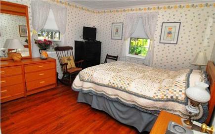 Dennisport... 3/4 mi to Sound  Cape Cod vacation rental - Large Master Queen Bedroom with TV, Iron w/ board  and hair dryer