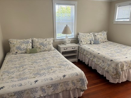 Eastham Cape Cod vacation rental - Bedroom with two queens,access to second floor deck and view