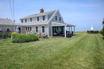 Brewster Cape Cod vacation rental - Nice level yard where kids can play safely